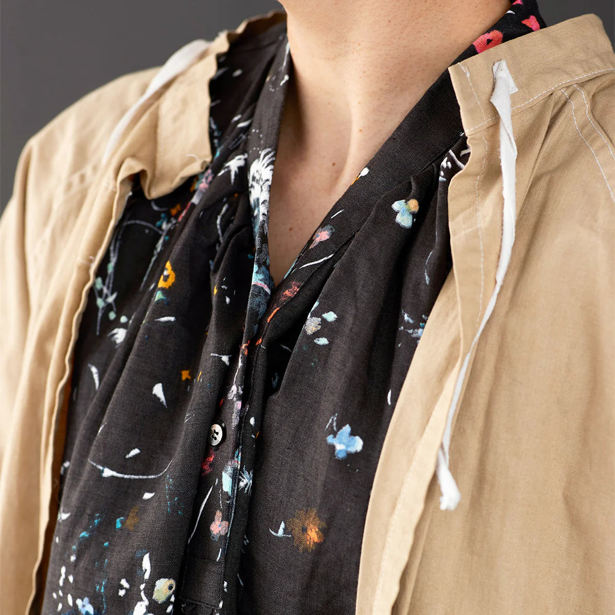 nani IRO - Encounter - D - Linen Fabric