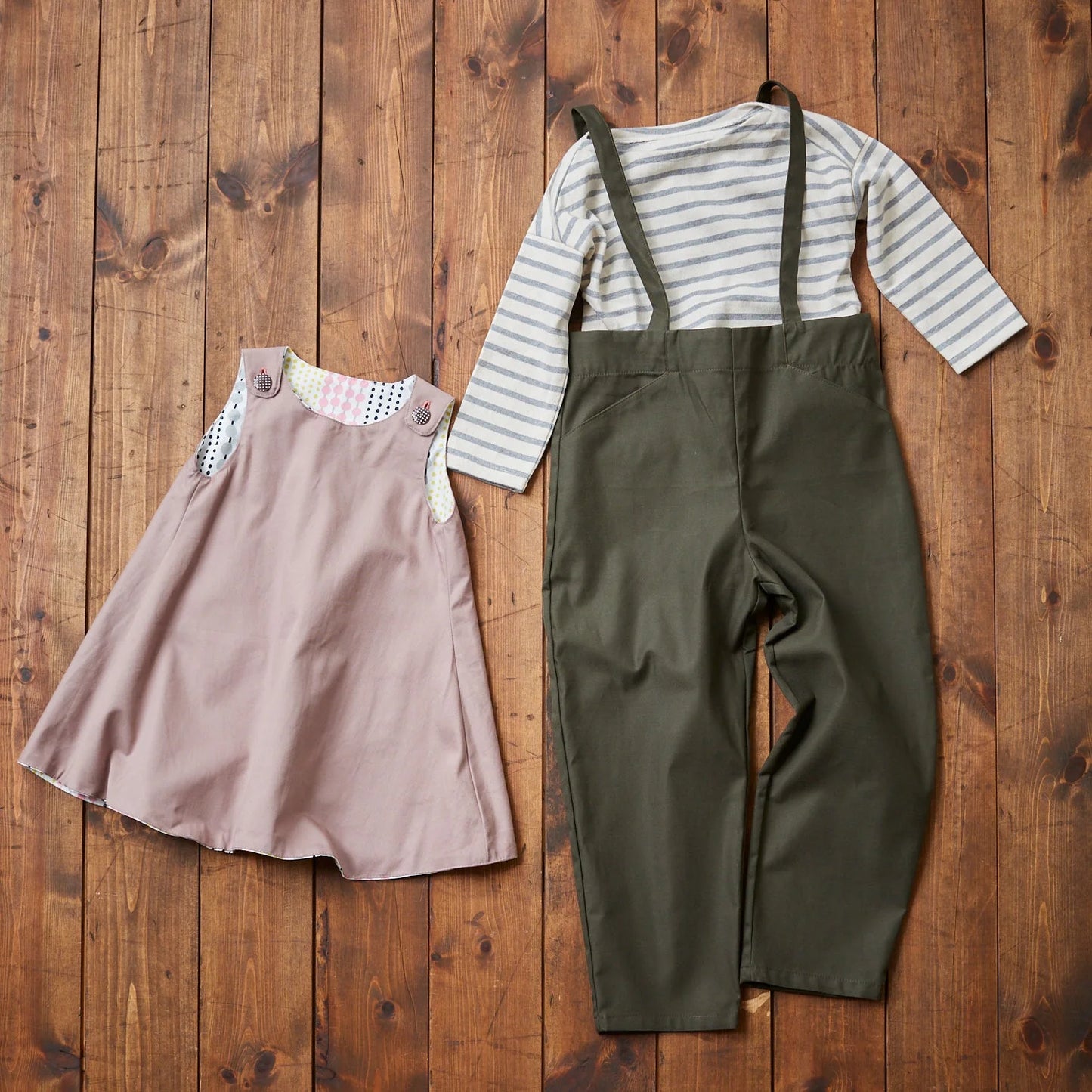 Kokka - Khaki 1F - Organic Cotton Twill