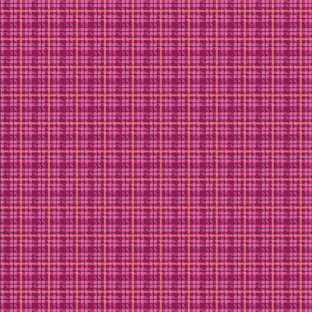 Warp & Weft Premium Cotton Yarn Dye - Plaid - Berry