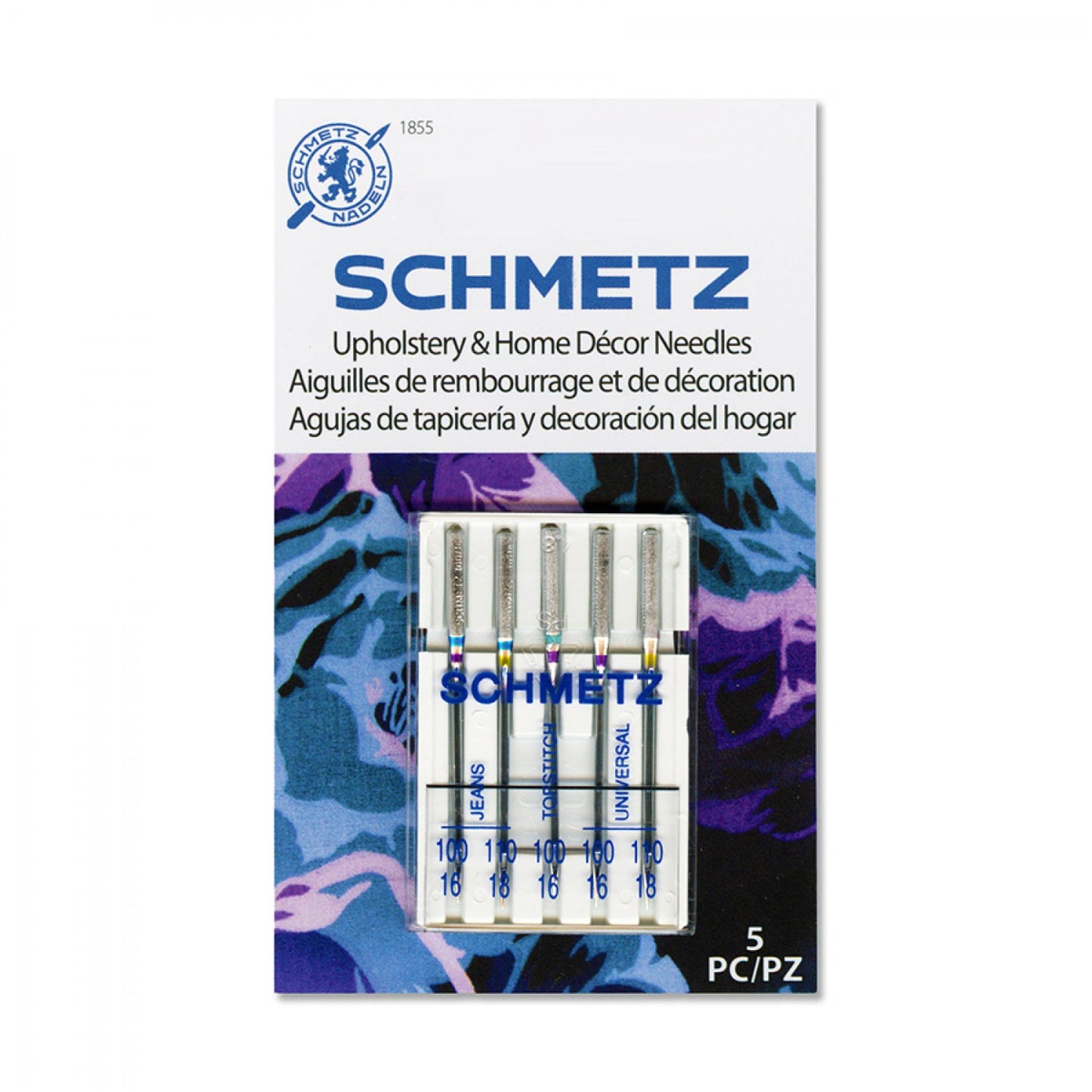 SCHMETZ Upholstery & Home Decor Needles # 1855