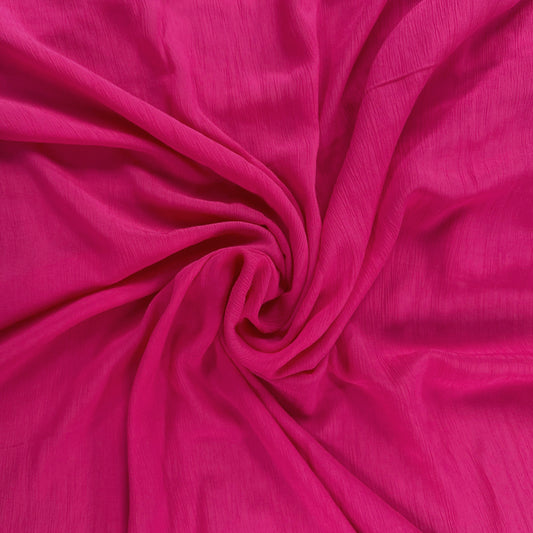 Fuchsia - Crinkle Yoryu Viscose