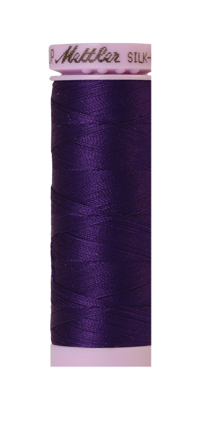 Mettler - Silk Finish Cotton Thread - 150 Meters - Deep Purple
