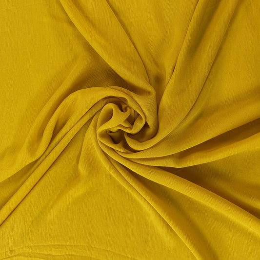 Yellow - Crinkle Yoryu Viscose