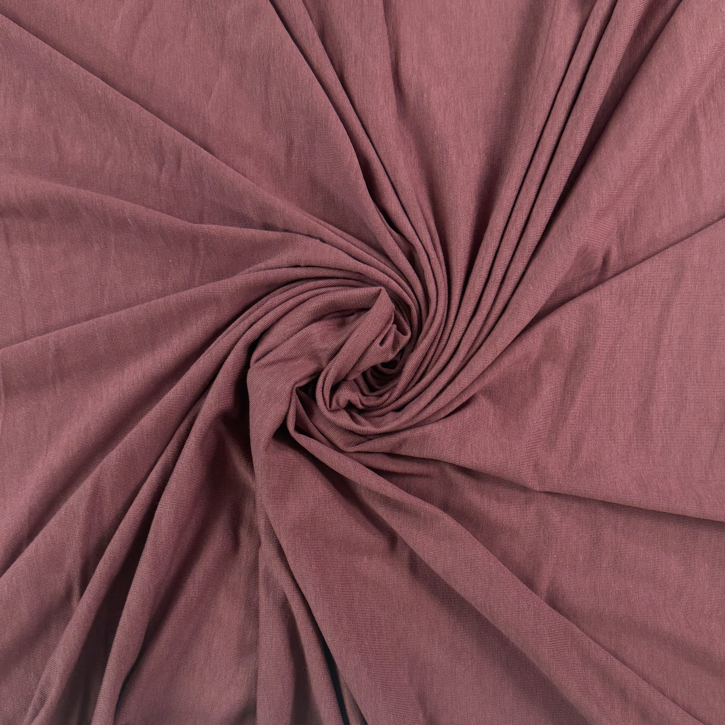 Bamboo Cotton Feather Jersey - Rose Brown