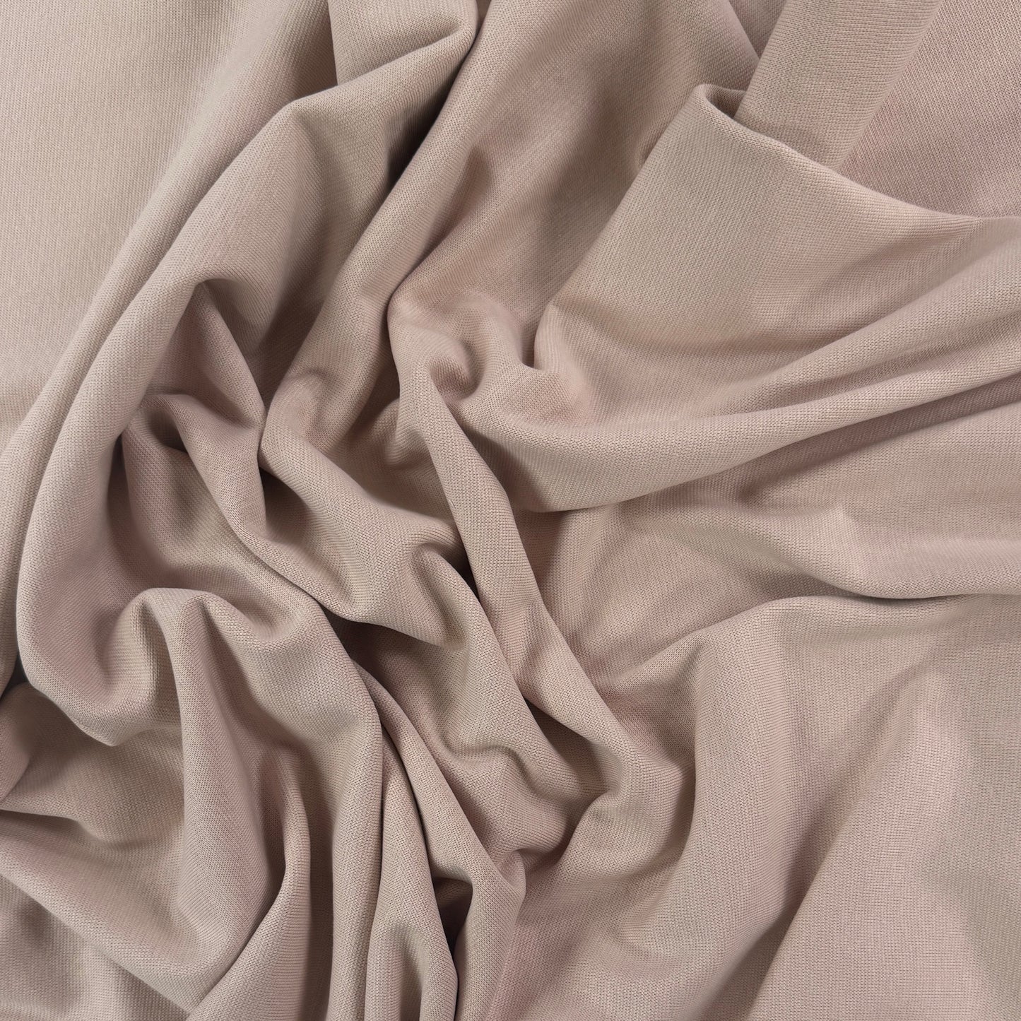 Organic Cotton 1x1 Rib Knit - Blush - Made In Canada