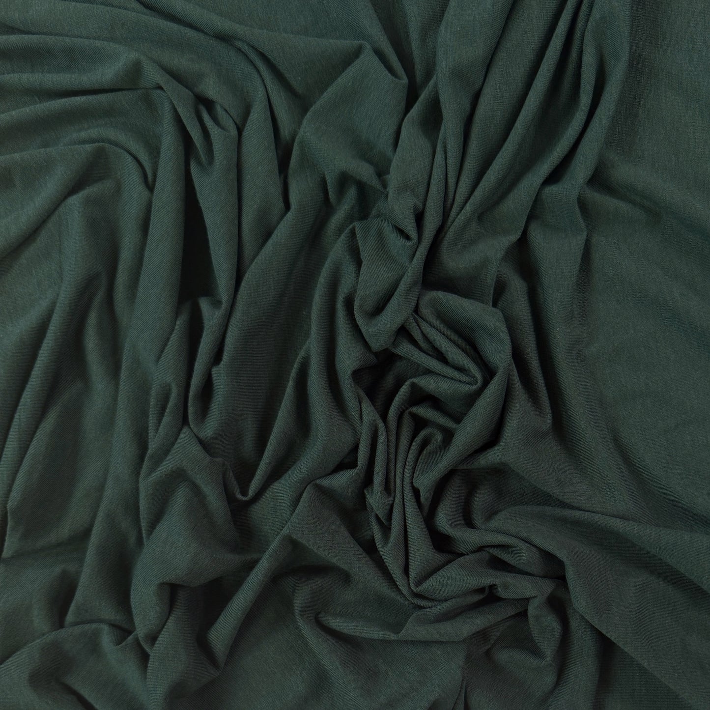 Bamboo Cotton Feather Jersey - Pine