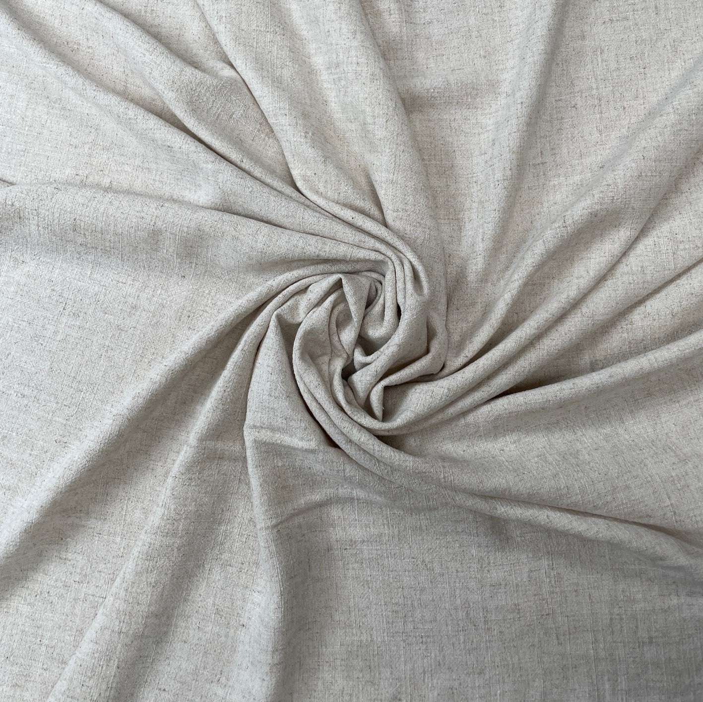 Silky Linen Viscose Noil - Natural