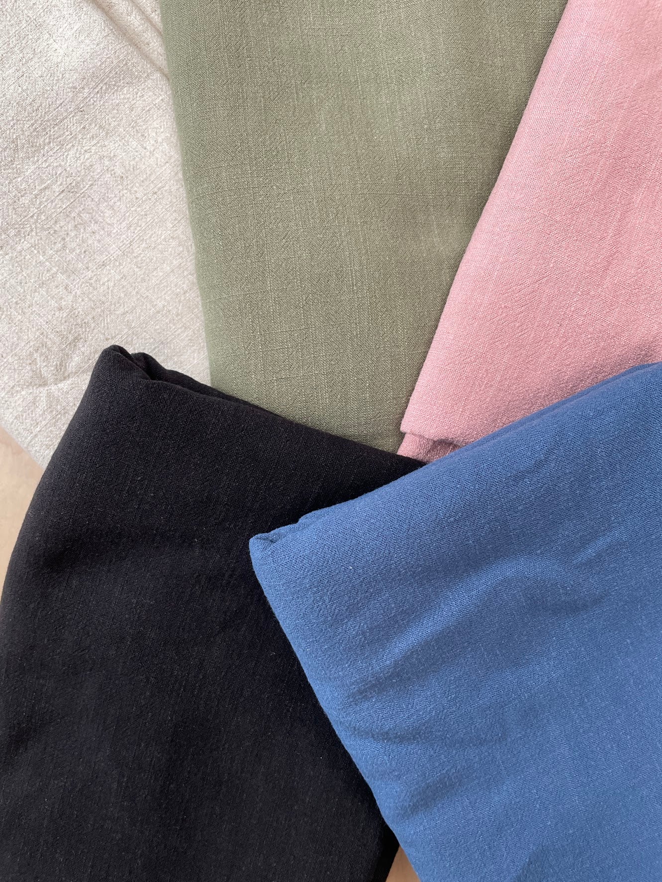 Silky Linen Viscose Noil - Natural