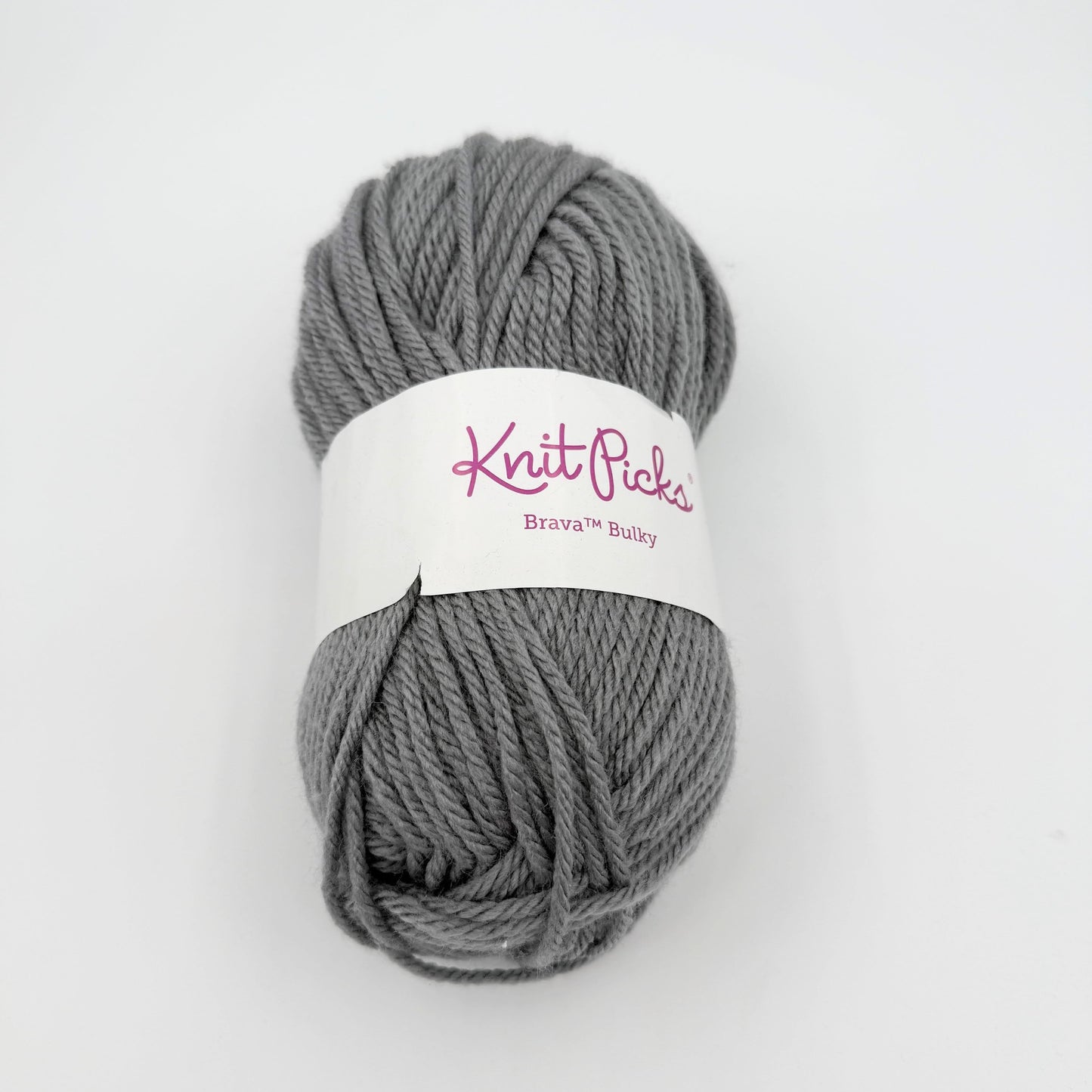 Knit Picks Brava - Acrylic - Bulky - 100 grams - Silver