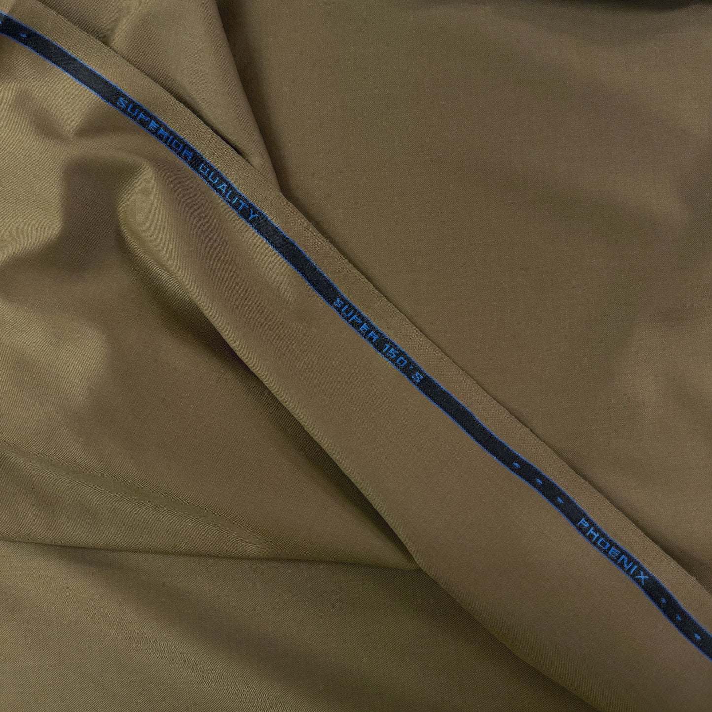 Super 150's British Lightweight Wool Suiting - Golden Brown