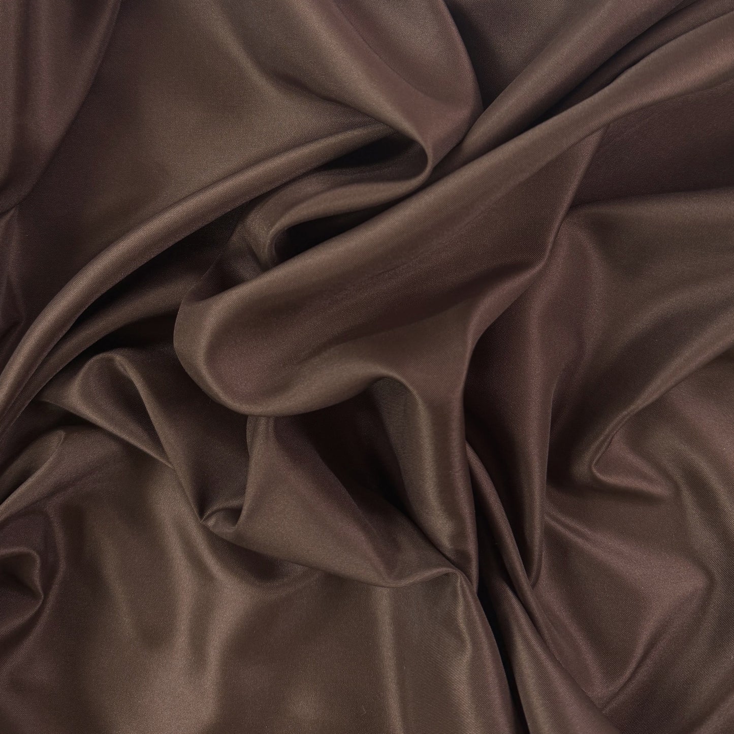 Lightweight Polyester Lining - Dark Brown - Film Studio Deadstock