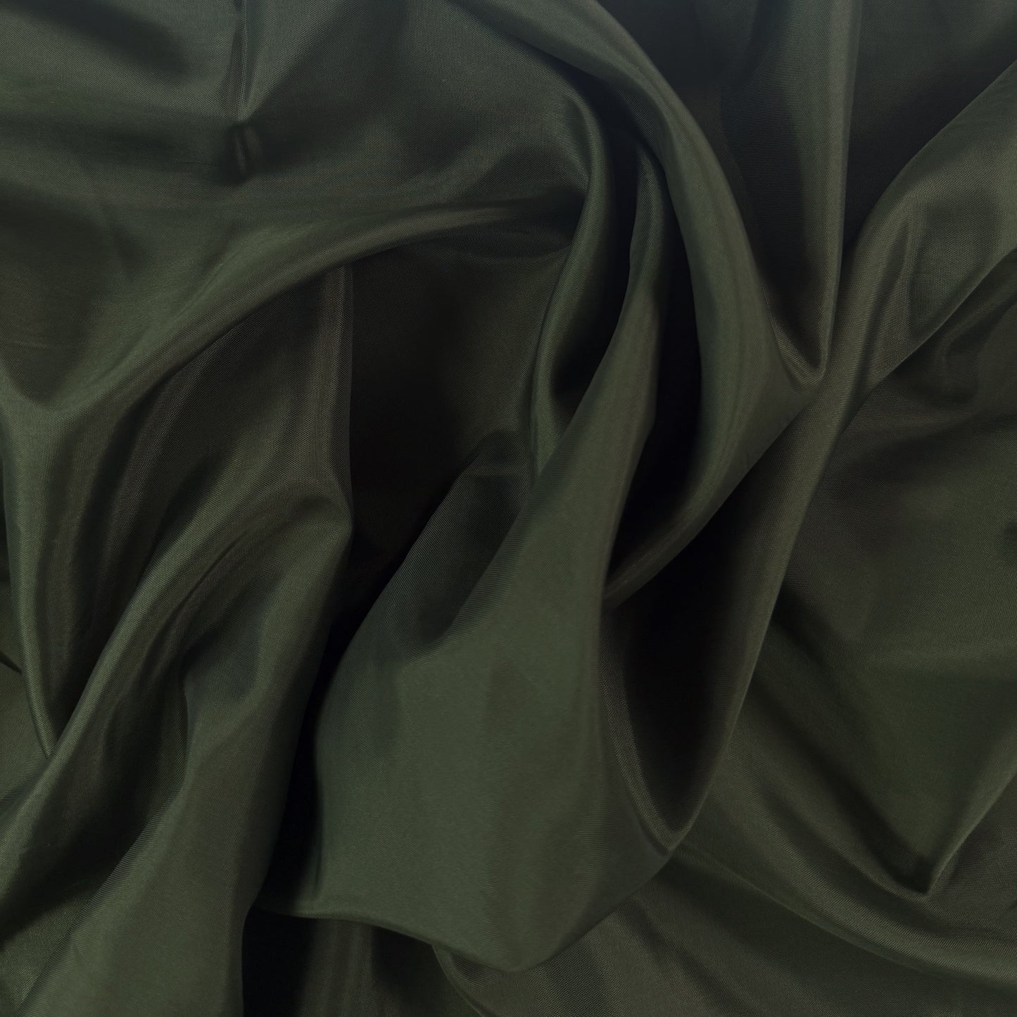 Silky Acetate - Forest Green - Deadstock
