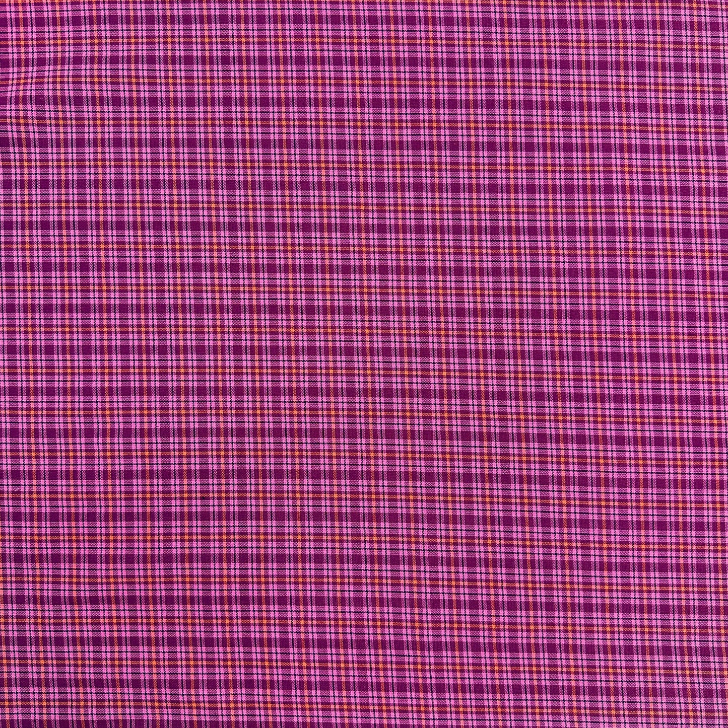 Warp & Weft Premium Cotton Yarn Dye - Plaid - Berry