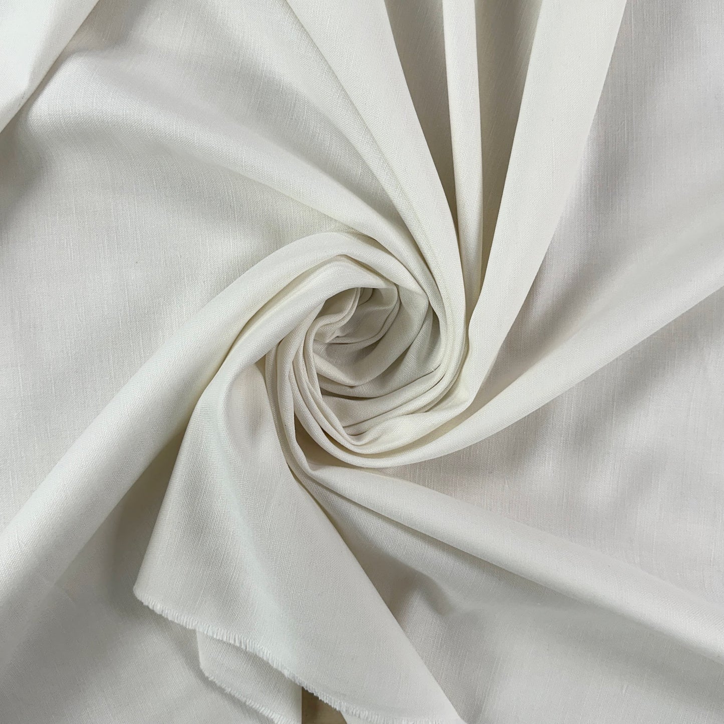 21" Remnant - Ivory - Soft Touch - Cotton Linen Blend