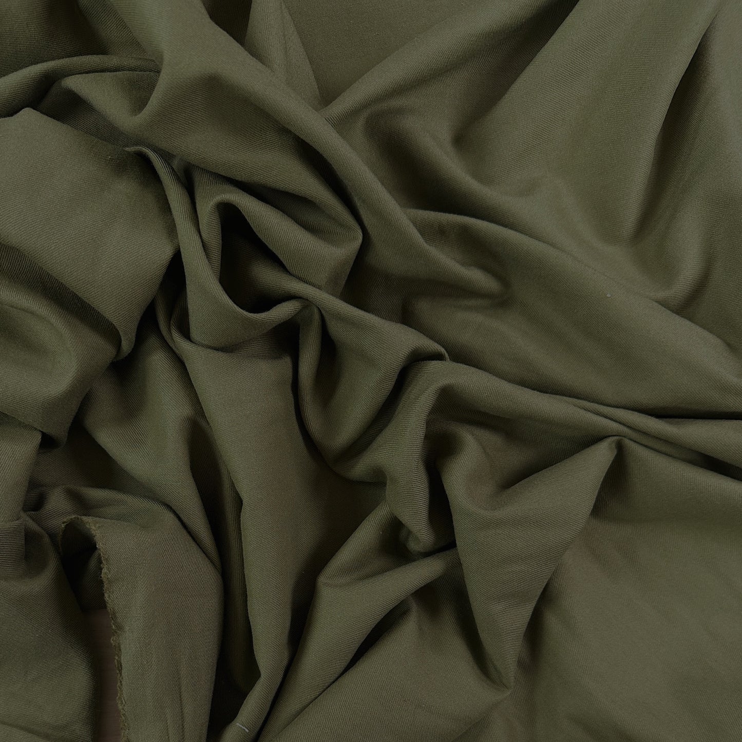 Khaki Stretch Twill - Film Studio Deadstock