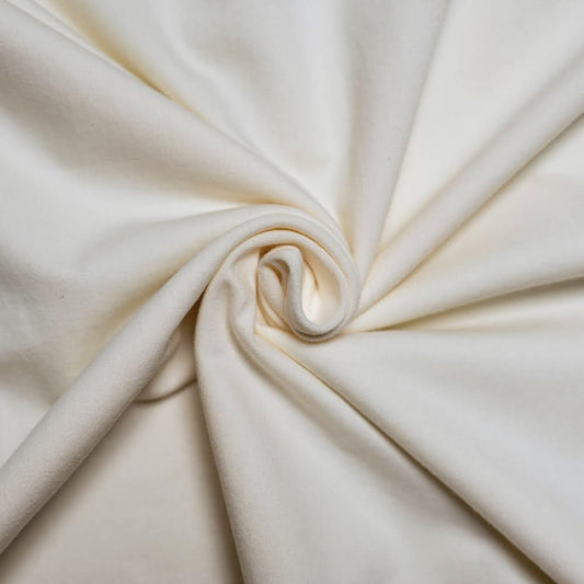 TENCEL™ Lyocell Organic Cotton Spandex Jersey - Vanilla - Natural/Cream