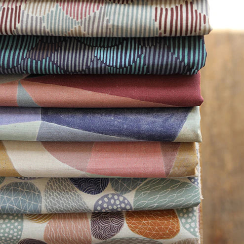 Pathway by Bookhou - Shapes - 2B - Cotton Linen Fabric