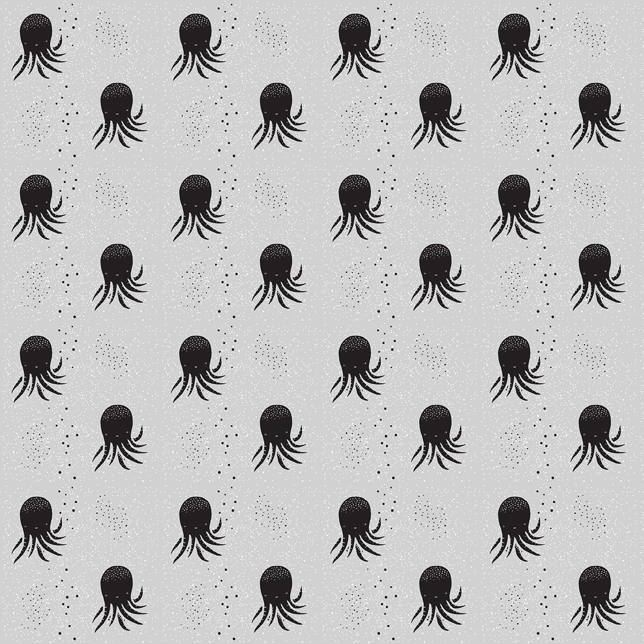 Octopus - Dawn - Reef Life by Wee Gallery - Cotton Fabric