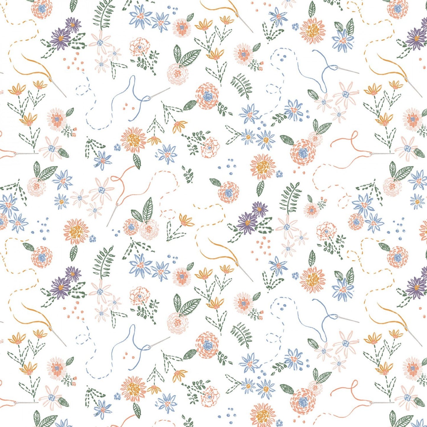 Embroidery - Cotton Fabric