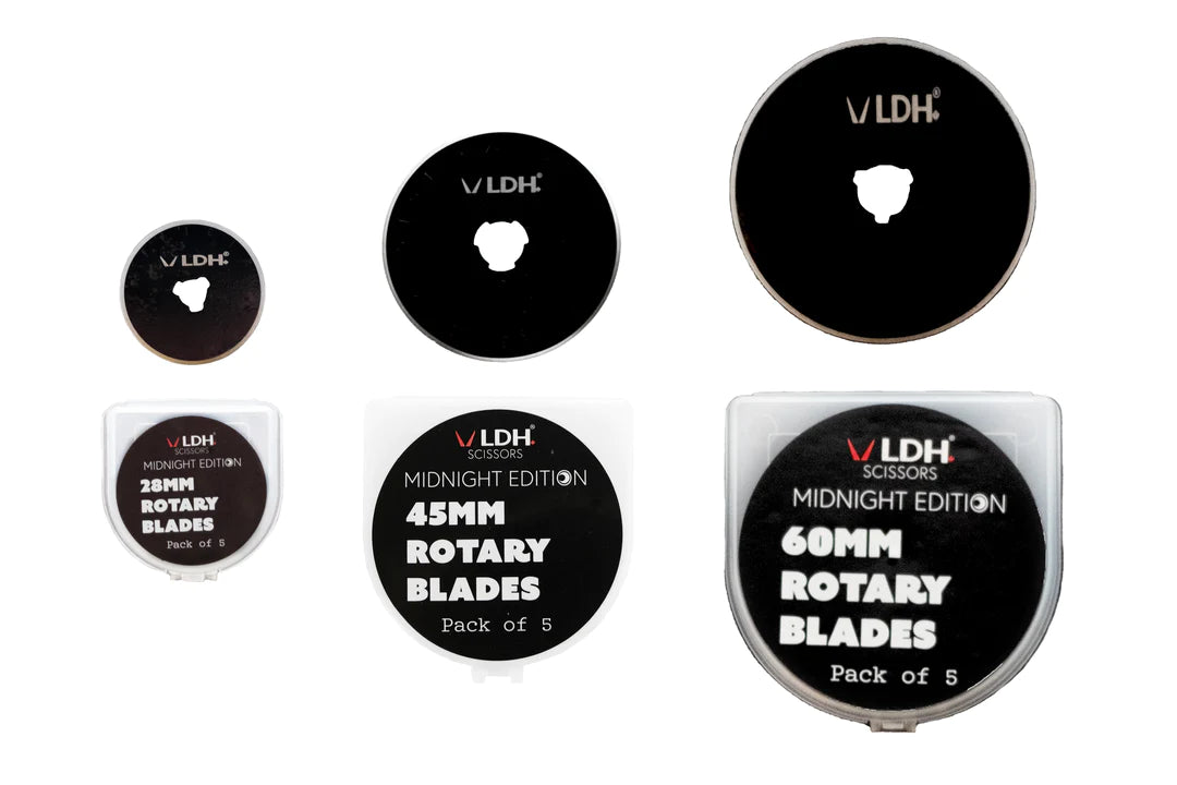 28mm Midnight Edition Rotary Blades - LDH Scissors - 1 Pack or 5 Pack