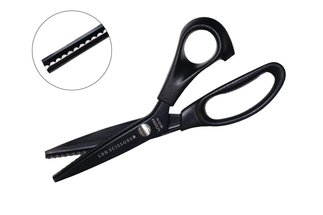 LDH Midnight Edition Lightweight Scalloped Pinking Shears - 9"