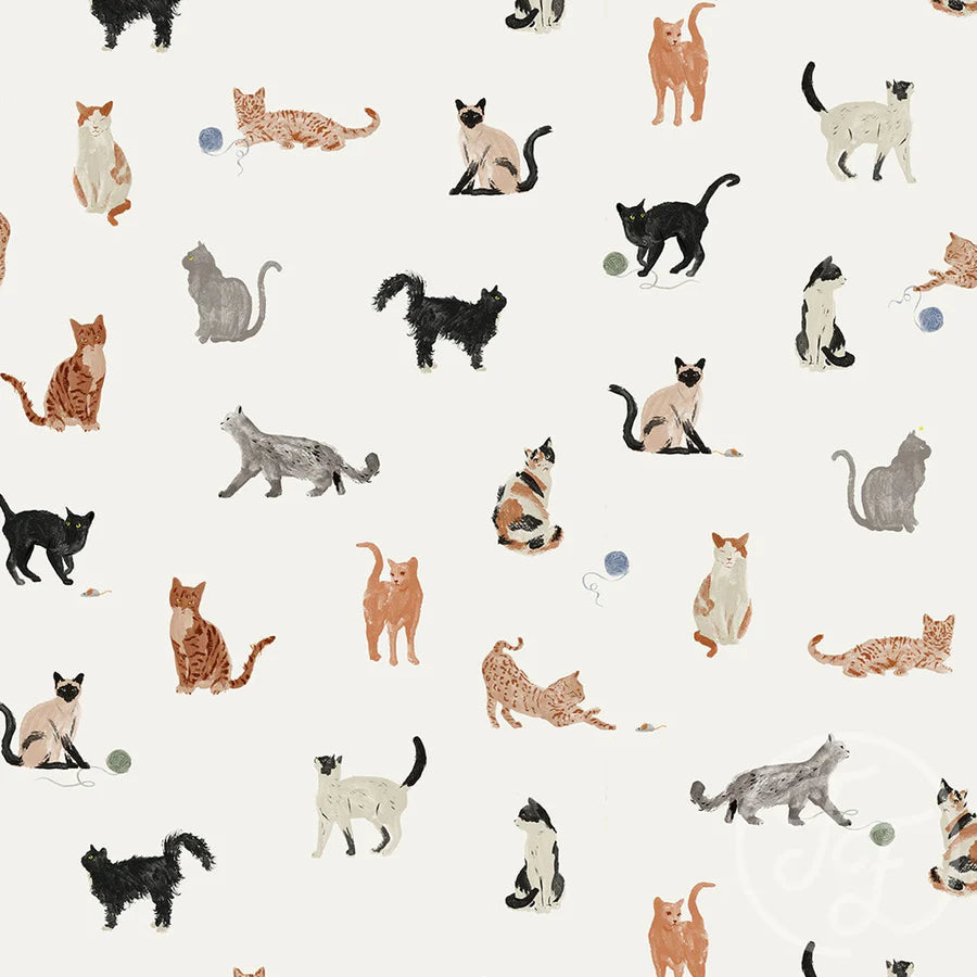 Cats - Cotton Jersey Knit