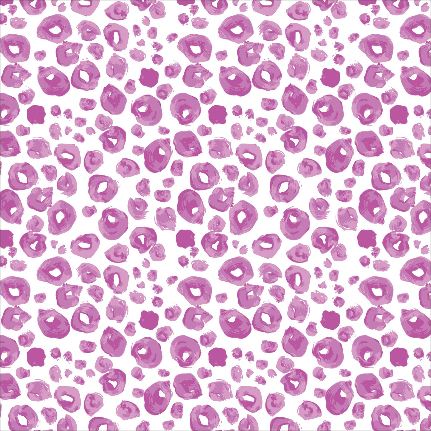 Spotties - Pink Leopard - Organic Quilting Cotton Fabric - GOTS