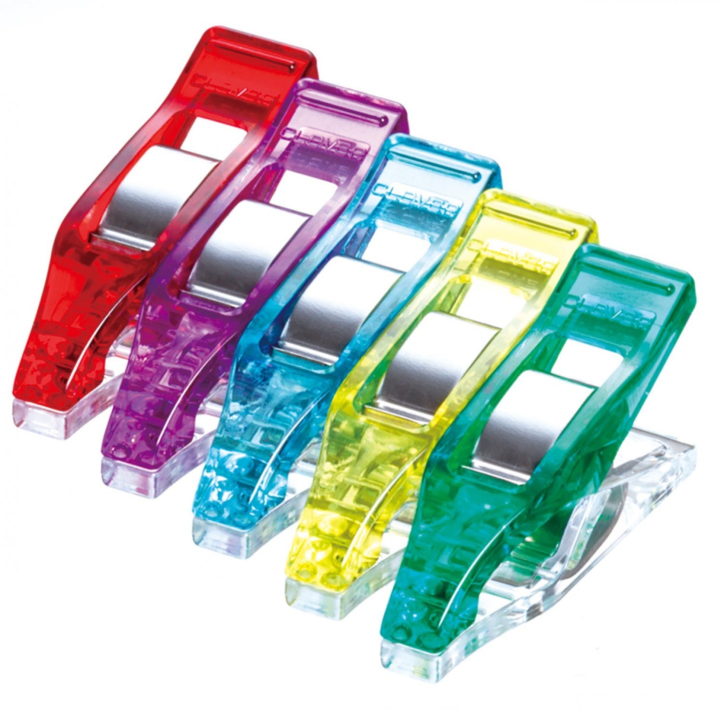 CLOVER - Mini Wonder Clips - Assorted Colours - 50 Count 50Pcs