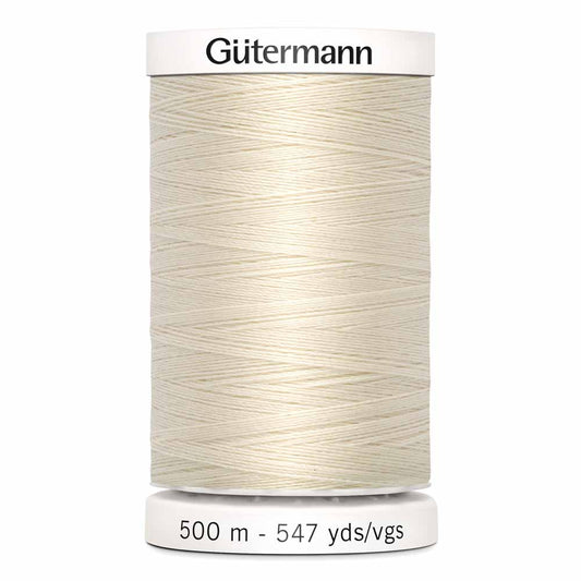 Gütermann Sew-All Thread 500m - Eggshell Col.22