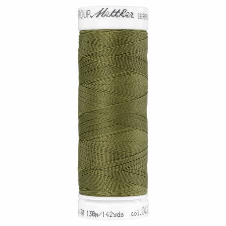 Seraflex - Mettler - Stretch Thread - For Stretchy Seams - 130 Meters - Olive Green