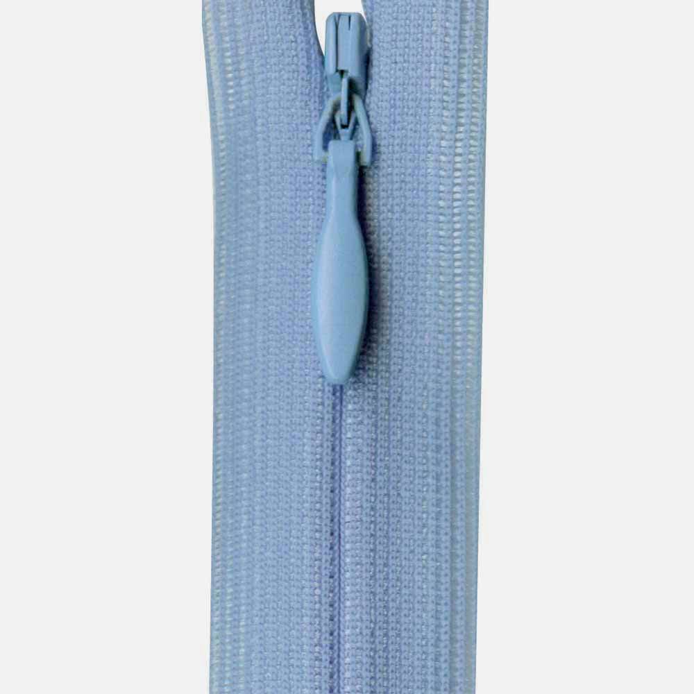 Invisible Closed End Zipper 23cm (9″) - Sky Blue
