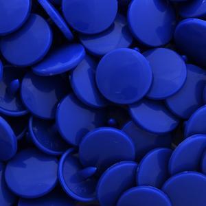 KamSnaps Plastic Snaps Size 20 - B16 Royal Blue - Glossy - Package of 20 Sets