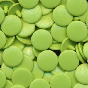 KamSnaps Plastic Snaps B44 Apple Green Size 20 Matte - Package of 25 Sets
