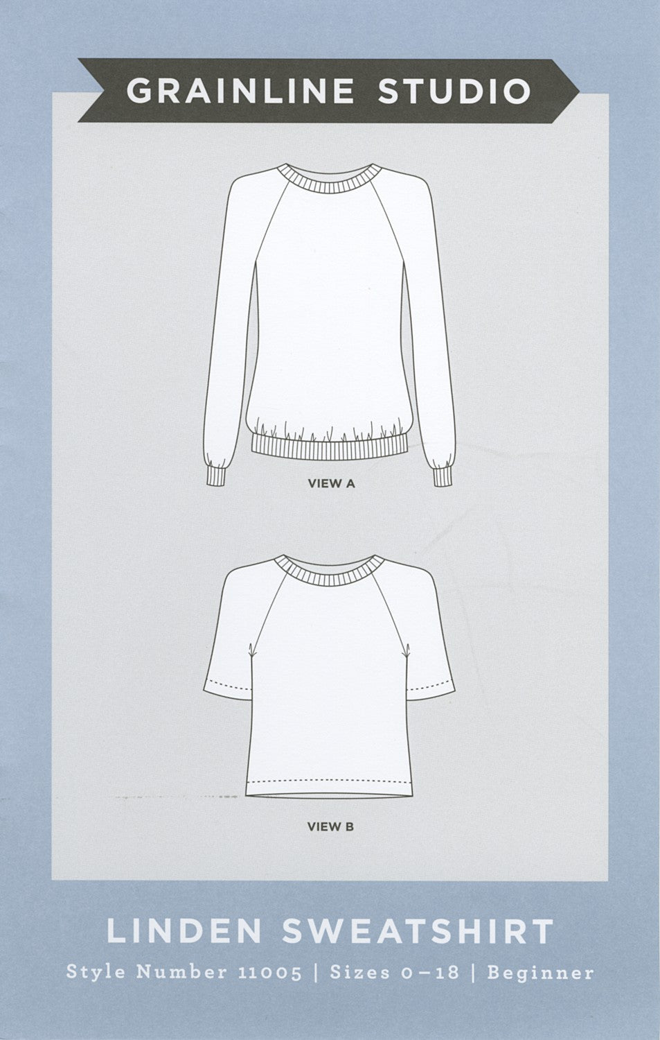 Linden Sweatshirt Pattern - Grainline Studio
