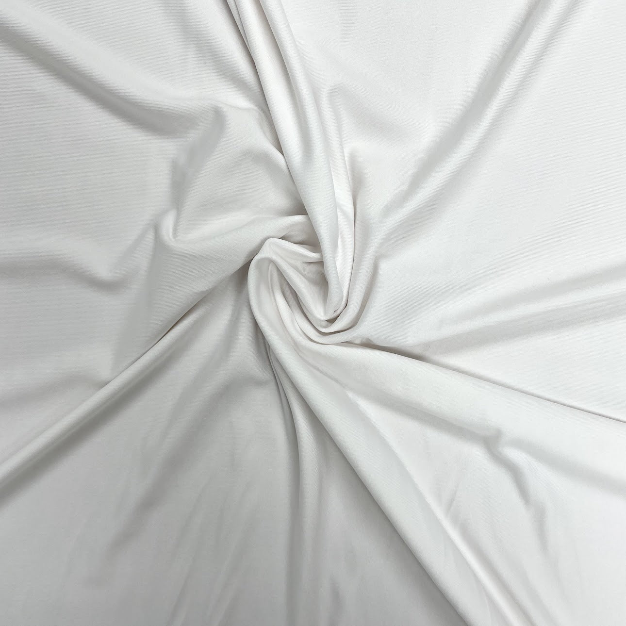 Athletic / Swim Poly Spandex Butter Jersey - White - Wicking