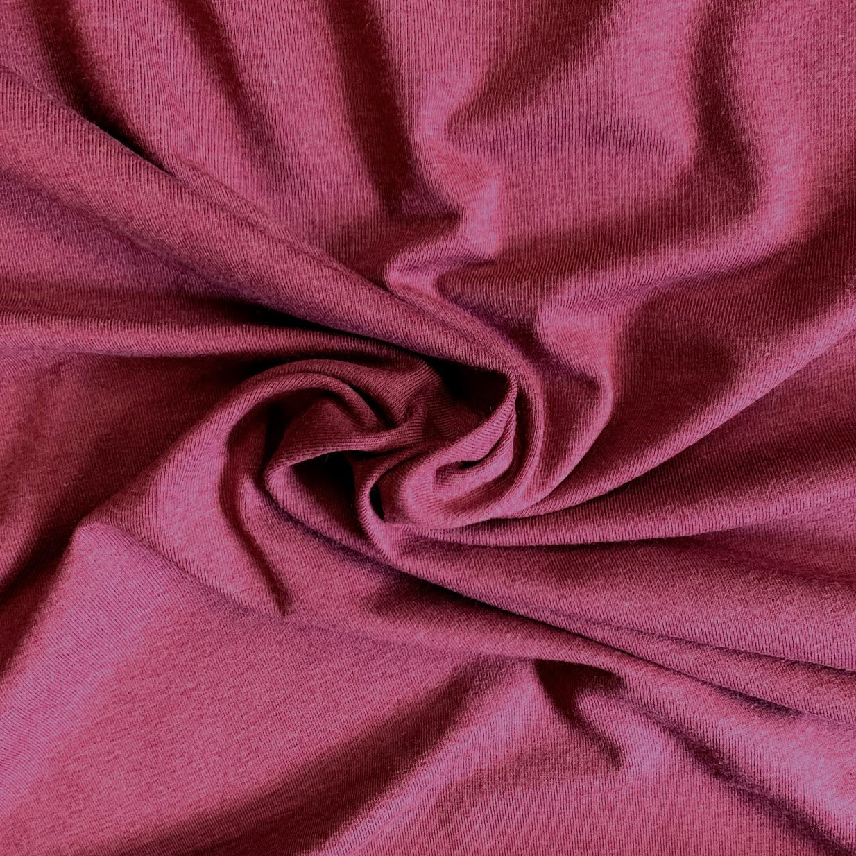 Bamboo/Cotton Stretch Jersey - Burgundy