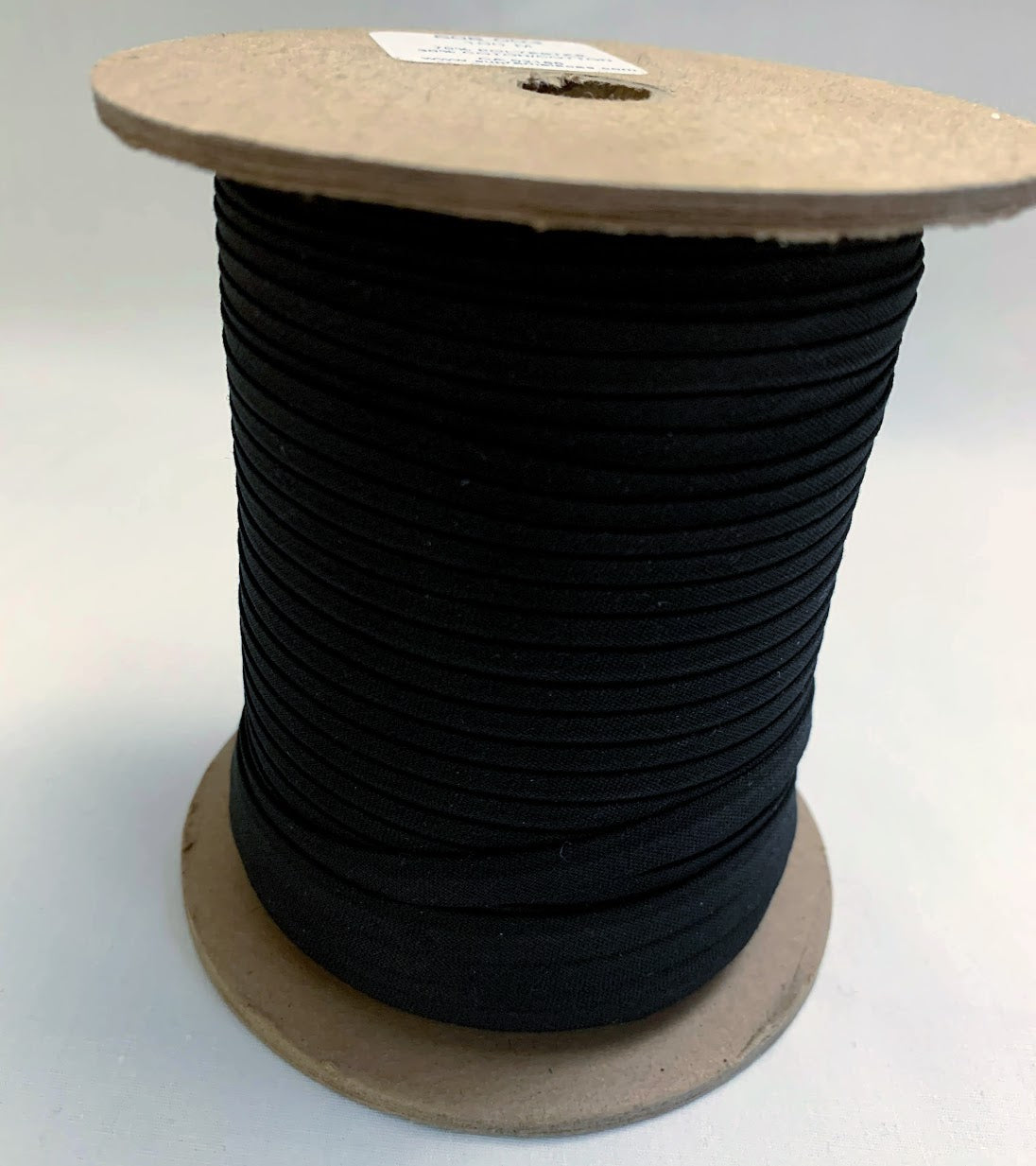 6mm Double Fold Bias Tape (1/4") - Black