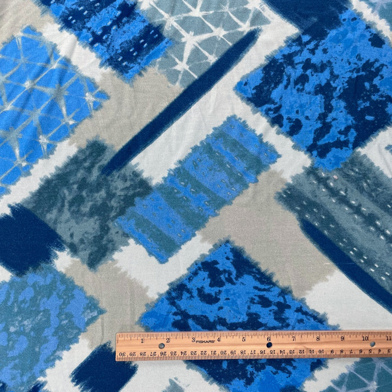 Bamboo Stretch Jersey Knit - Cosmic Large Scale Print - Deadstock - 250gsm