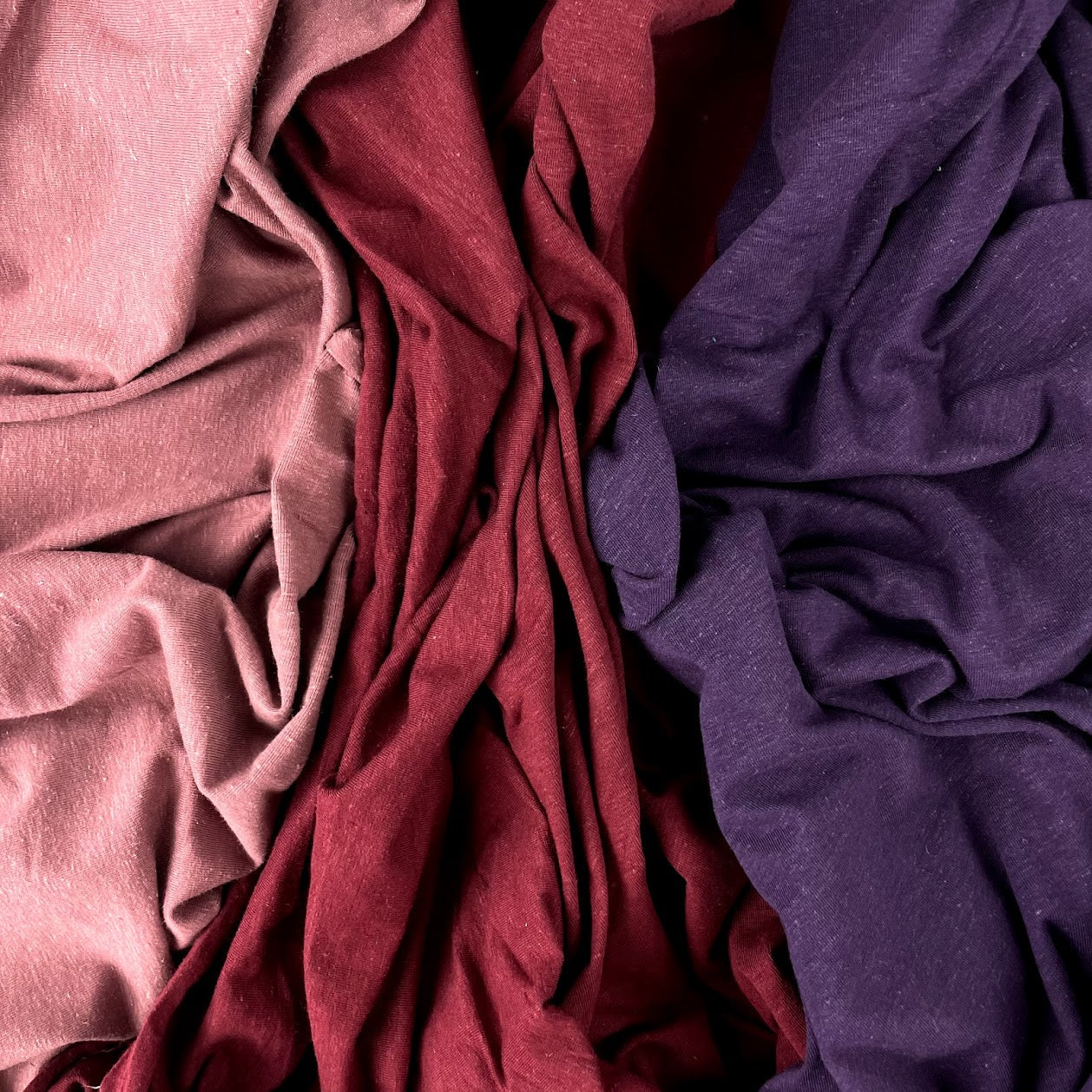 Hemp Organic Cotton Spandex Jersey - Rose Brown