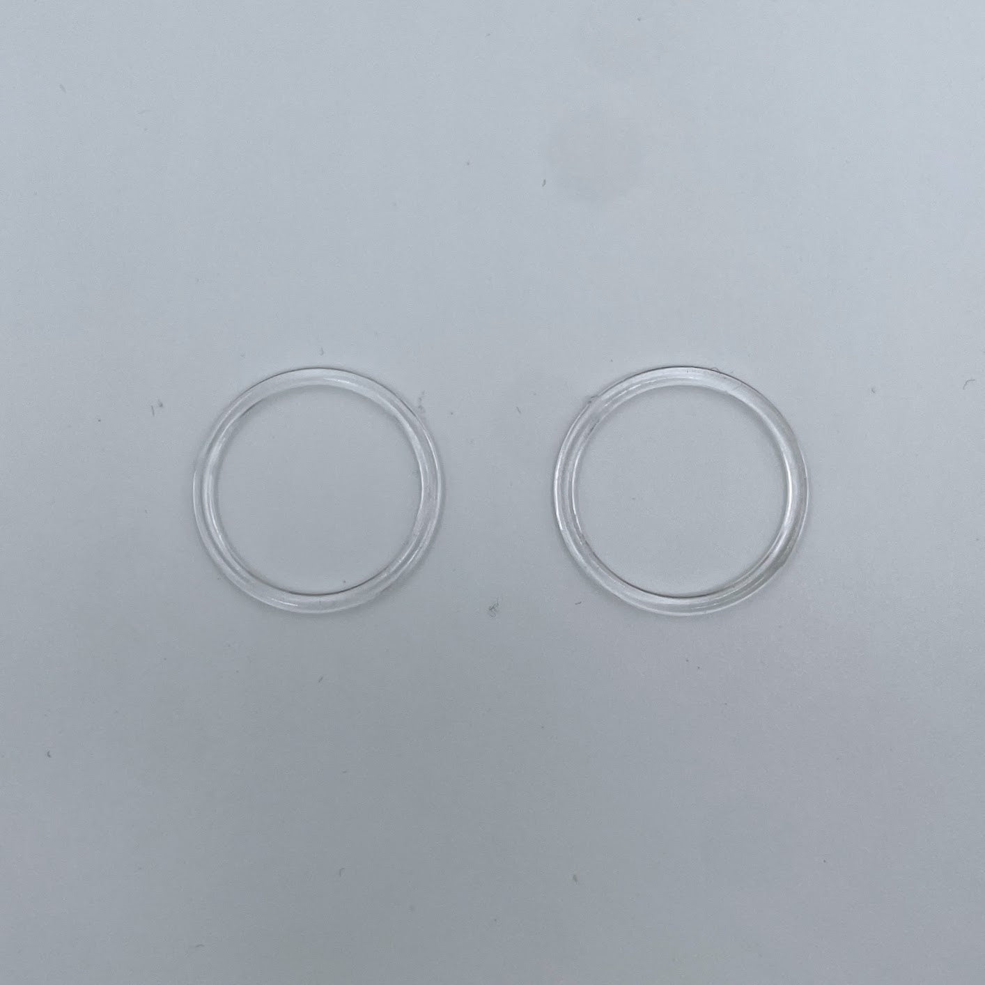 Flexible Plastic Rings and Sliders for 20mm Bra Elastic - per Pair