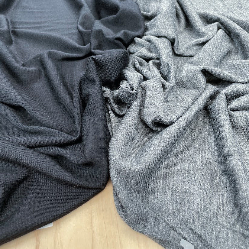 200gsm Heavier Superfine Merino - Charcoal