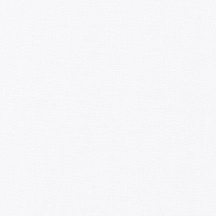 Robert Kaufman Kona Cotton Fabric White - 1/2 Yard - Riverside Fabrics