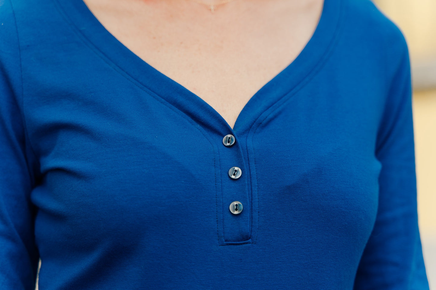 Liesl + Co - Strasbourg Henley Bodysuit and Top Sewing Pattern