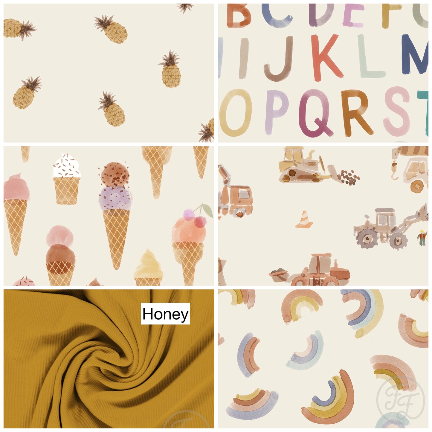 Ice Cream - Cotton Jersey Knit