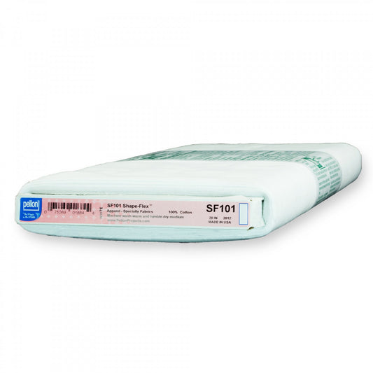 Pellon - Shape Flex Woven Cotton Interfacing SF101 - White - 20" wide