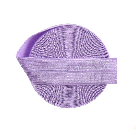 20mm (3/4") Fold Over Elastic FOE - Orchid