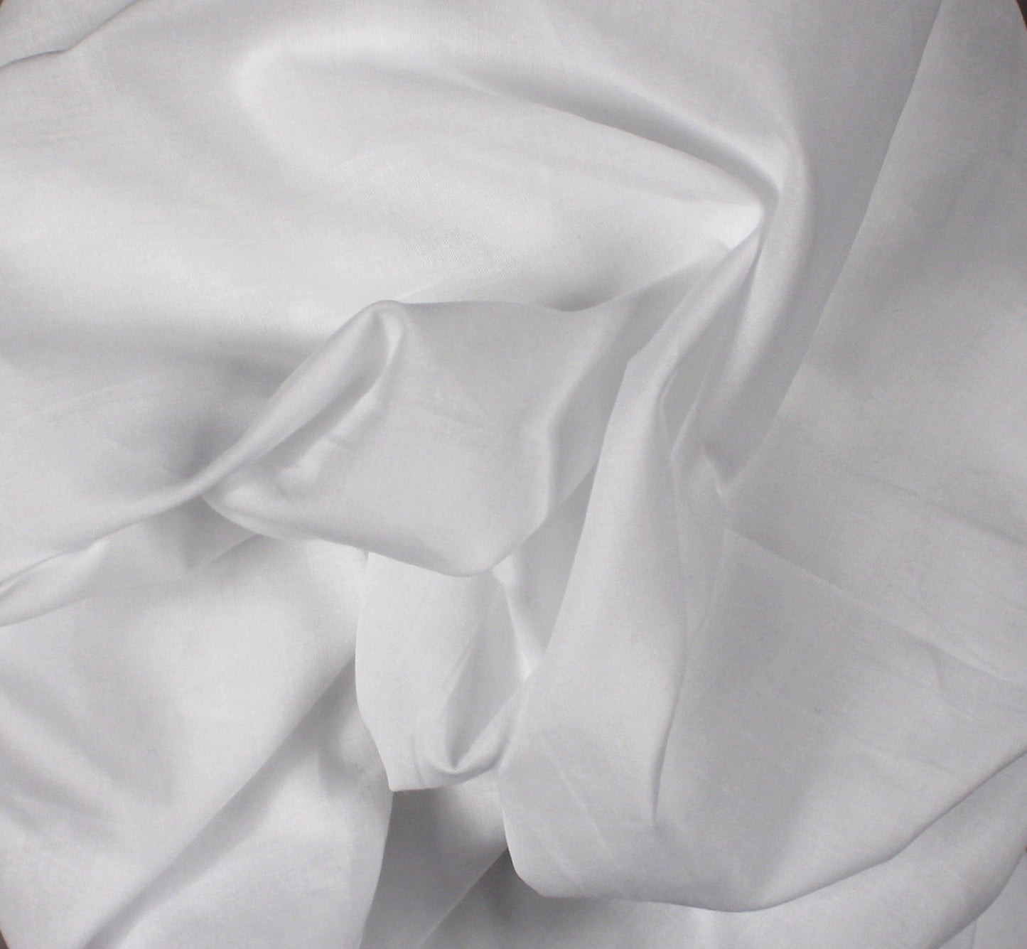 Combed Cotton Batiste - White