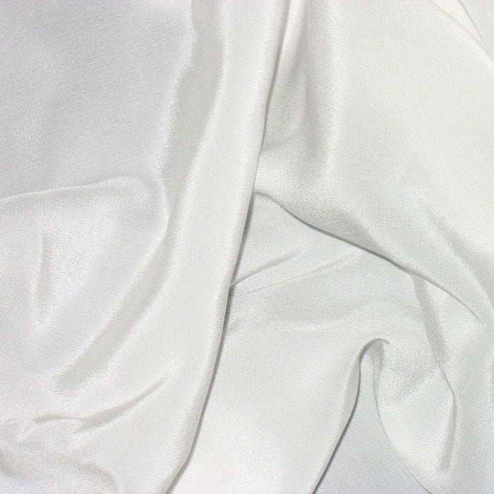 Silk Crepe De Chine - Natural / Off White - PFD - 12 Momme