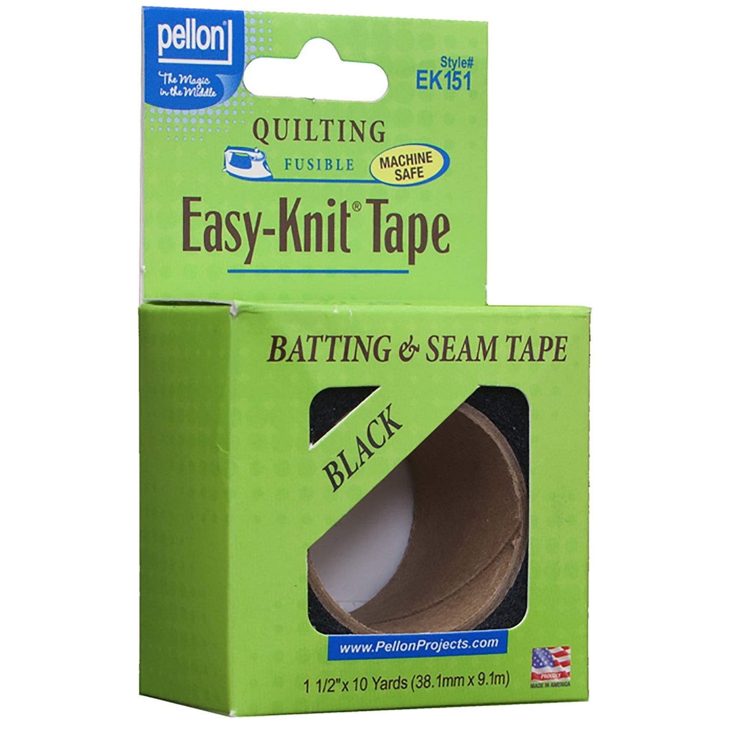 Pellon Easy-Knit Tape Fusible Stabilizing Seam Tape - EK151 - 1-1/2" x 10 Yards