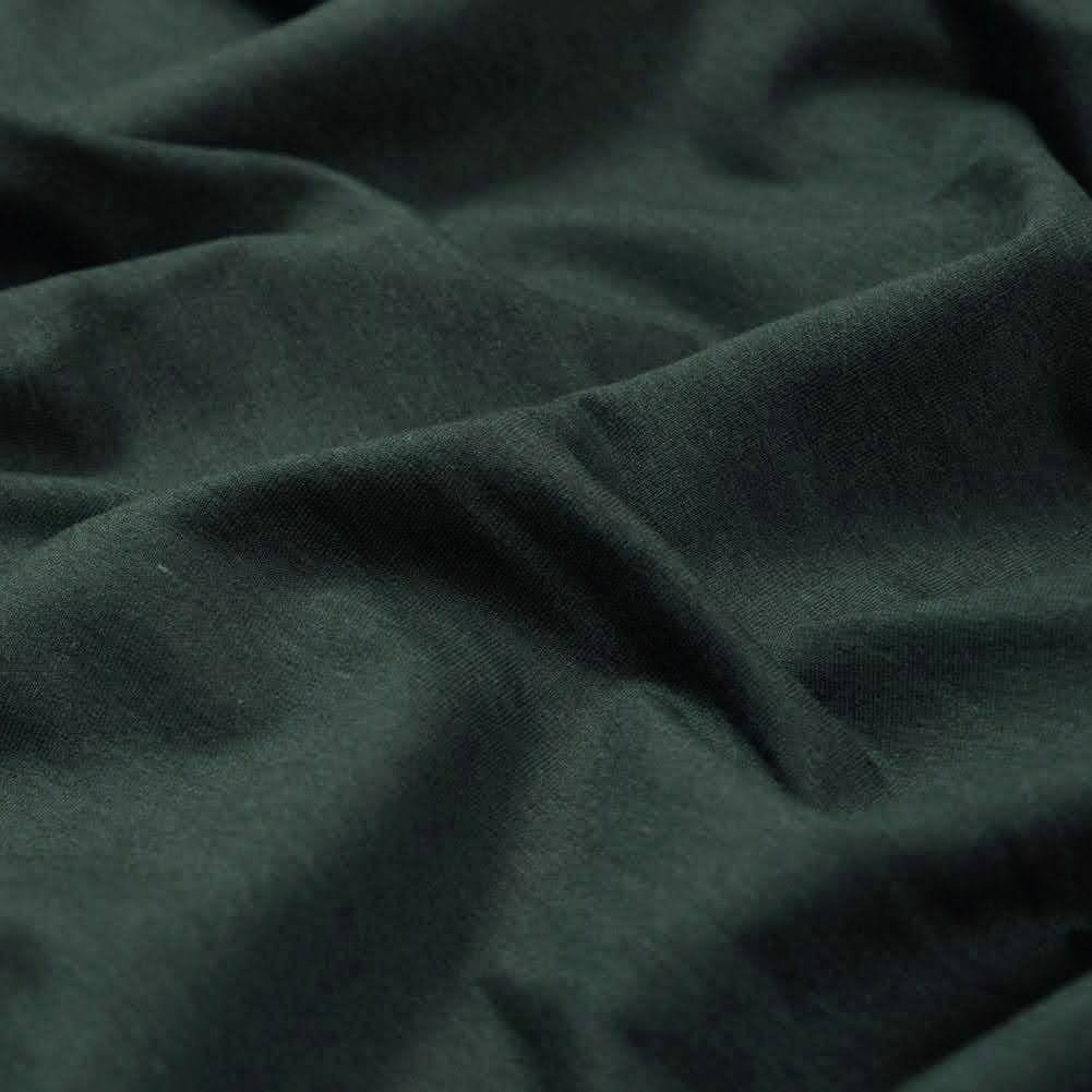 TENCEL™ Lyocell Organic Cotton Brushed Stretch Sweatshirt Fleece - Pine